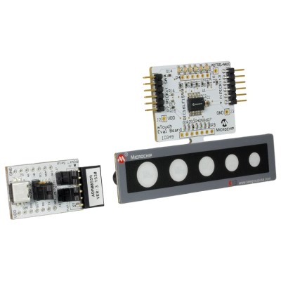 Microchip mTouch Capacitive Touch Development Kit DM160227 with PIC16LF1559 Microcontroller USB-I²C Bridge