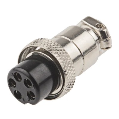 RS PRO Miniature Circular Connector 5 Contacts Cable Mount Plug Female 48V 1A Threaded Mating 111-5757