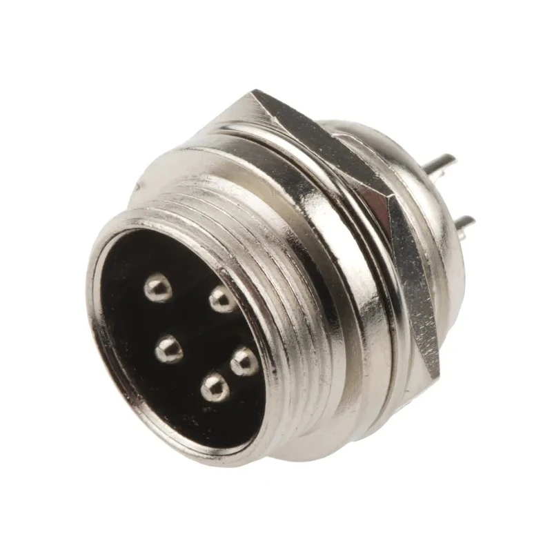 RS PRO Circular Connector Miniature Panel Mount Socket, Male Contact, 48V 1A, Threaded Mating 111-5763