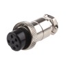 RS PRO Miniature Circular Connector 6 Contacts Cable Mount Plug Female 48V 1A 111-5758