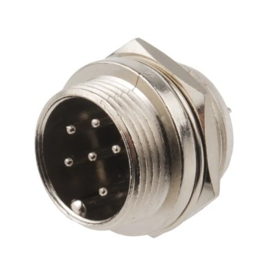 RS PRO Industrial Circular Panel Mount Connector 6 Contacts 48V 1A Miniature Socket Threaded Mating 111-5764