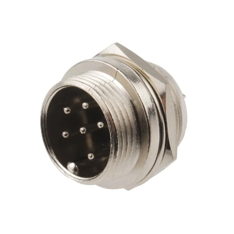 RS PRO Industrial Circular Panel Mount Connector 6 Contacts 48V 1A Miniature Socket Threaded Mating 111-5764