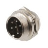 RS PRO Industrial Circular Panel Mount Connector 6 Contacts 48V 1A Miniature Socket Threaded Mating 111-5764