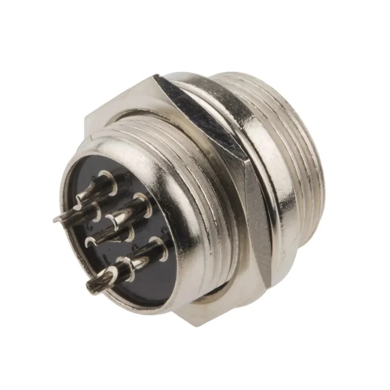 RS PRO Industrial Circular Panel Mount Connector 6 Contacts 48V 1A Miniature Socket Threaded Mating 111-5764