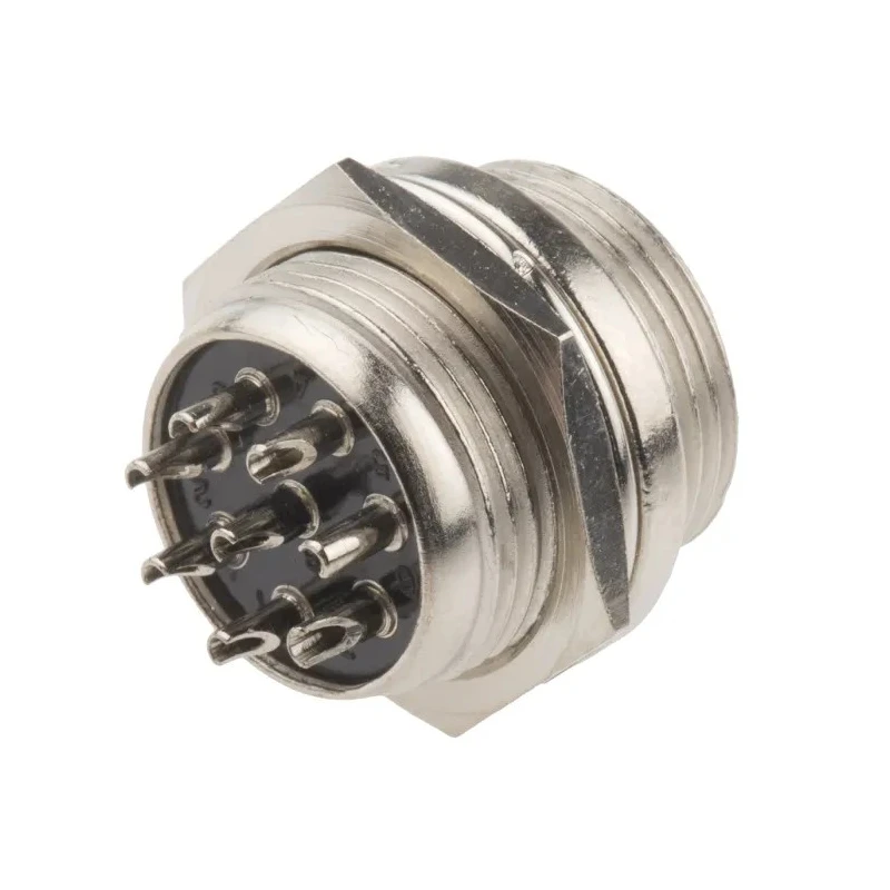 RS PRO Circular Connector, 8 Contacts, Panel Mount, Miniature Socket Male Connector 48V 1A Threaded Solder 111-5765