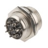RS PRO Circular Connector, 8 Contacts, Panel Mount, Miniature Socket Male Connector 48V 1A Threaded Solder 111-5765