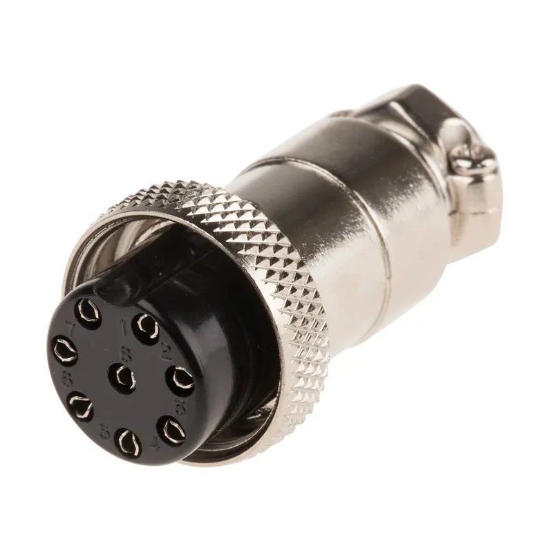 RS PRO Miniature Circular Connector, 8 Contacts, Cable Mount Plug Female, 48V, 1A, Zinc Alloy Housing, Threaded 111-5759