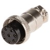 RS PRO Miniature Circular Connector, 8 Contacts, Cable Mount Plug Female, 48V, 1A, Zinc Alloy Housing, Threaded 111-5759
