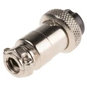 RS PRO Miniature Circular Connector, 8 Contacts, Cable Mount Plug Female, 48V, 1A, Zinc Alloy Housing, Threaded 111-5759