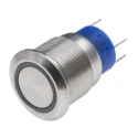 RS PRO Illuminated Momentary Push Button Switch Panel Mount SPDT, Yellow LED, IP67, 250 V AC 5A 111-5809