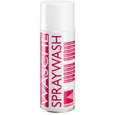 Cramolin Spraywash Cleaner Aerosol 400 ml Liquid Electrical Cleaner RS1051611