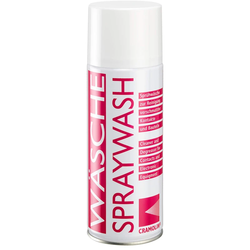 Cramolin Spraywash Cleaner Aerosol 400 ml Liquid Electrical Cleaner RS1051611