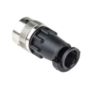 ITT Cannon Industrial Circular Connector 8 Contacts, Cable Mount, Plug Male, IP65 Nylon Housing, Trident 192990-5400