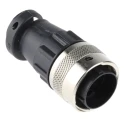ITT Cannon Circular Connector 19 Contacts Cable Standard Plug Male IP65 Trident Ringlock Series 192990-5410