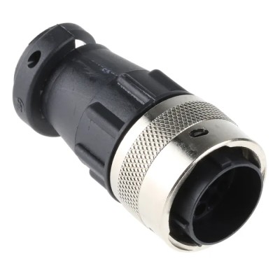 ITT Cannon Circular Connector 19 Contacts Cable Standard Plug Male IP65 Trident Ringlock Series 192990-5410