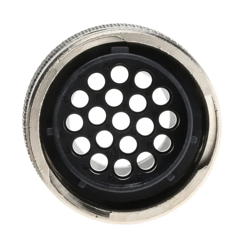 ITT Cannon Circular Connector 19 Contacts Cable Standard Plug Male IP65 Trident Ringlock Series 192990-5410