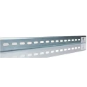 RS PRO Steel Perforated DIN Rail, 500 mm x 32 mm x 15 mm, Slotted, EN 50035, Model 467-355
