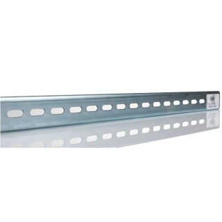 RS PRO Steel Perforated DIN Rail, 500 mm x 32 mm x 15 mm, Slotted, EN 50035, Model 467-355