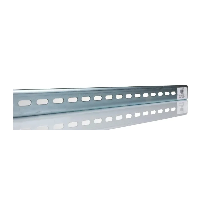 RS PRO Steel Perforated DIN Rail, 500 mm x 32 mm x 15 mm, Slotted, EN 50035, Model 467-355