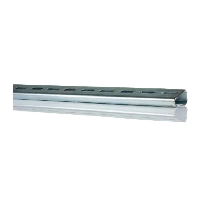 RS PRO Steel Perforated DIN Rail, 500 mm x 32 mm x 15 mm, Slotted, EN 50035, Model 467-355