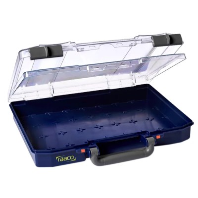 Raaco Adjustable Compartments Blue Polypropylene Compartment Box 58 mm x 337 mm x 278 mm 142854