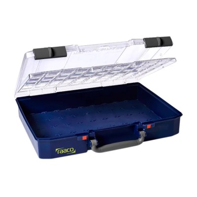 Raaco Adjustable Compartments Compartment Box Polypropylene, Polycarbonate 82 mm x 413 mm x 330 mm 142359