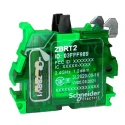 Schneider Electric Harmony XB Series Push Button Transmitter, Screw Mount, 22 mm Cutout, Black, IP30 ZBRT2
