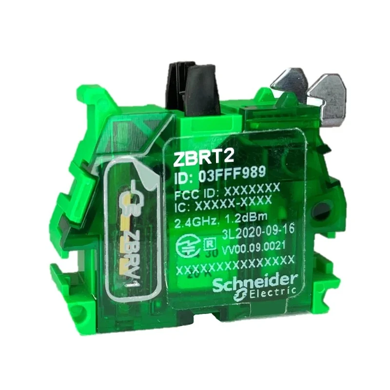 Schneider Electric Harmony XB Series Push Button Transmitter, Screw Mount, 22 mm Cutout, Black, IP30 ZBRT2