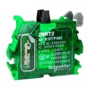 Schneider Electric Harmony XB Series Push Button Transmitter, Screw Mount, 22 mm Cutout, Black, IP30 ZBRT2