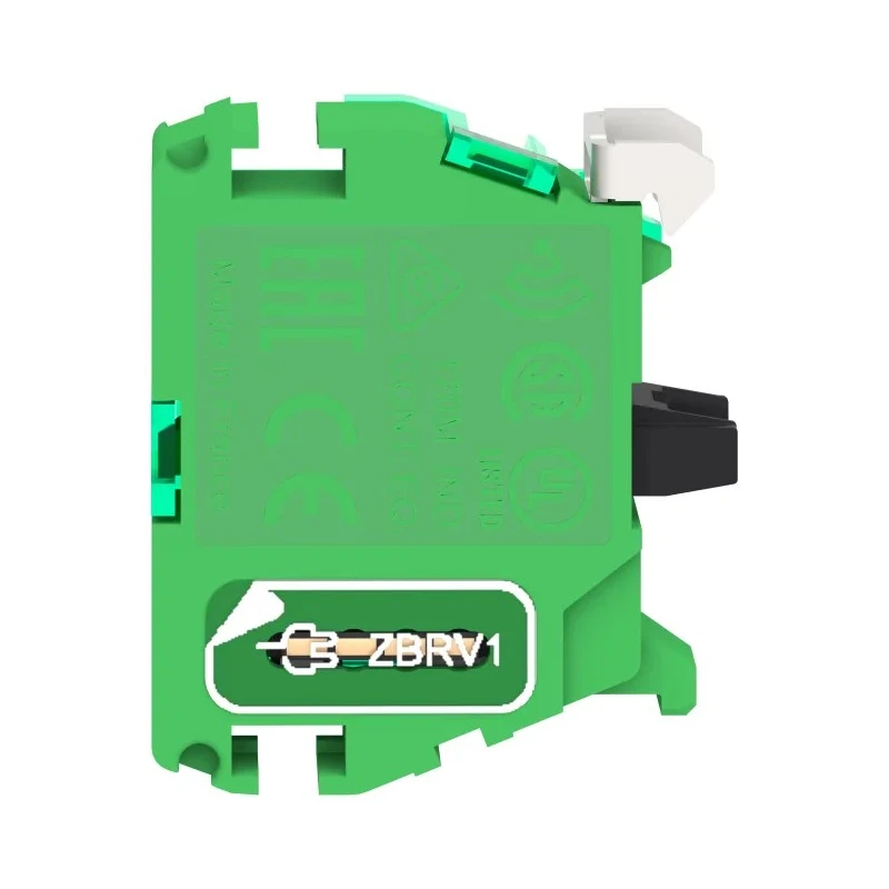 Schneider Electric Harmony XB Series Push Button Transmitter, Screw Mount, 22 mm Cutout, Black, IP30 ZBRT2