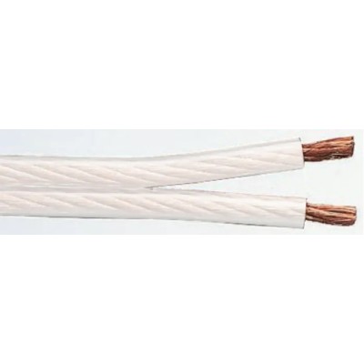 Bedea 2 Core Screened Audio Cable White PVC Jacket 100 m 10460111