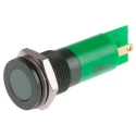 RS PRO Green Panel Mount Indicator 24V DC 20mA Solder Lug Termination IP67 Flush 111-6563