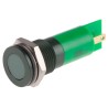 RS PRO Green Panel Mount Indicator 24V DC 20mA Solder Lug Termination IP67 Flush 111-6563