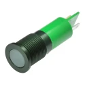 RS PRO Green Panel Mount Indicator 220V AC 3mA Solder Lug Termination IP67 Flush Bezel 111-6564