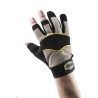 Polyco Healthline Multi-Task 3 Black PVC Work Gloves Size 8 Uncoated Coating MT3/08