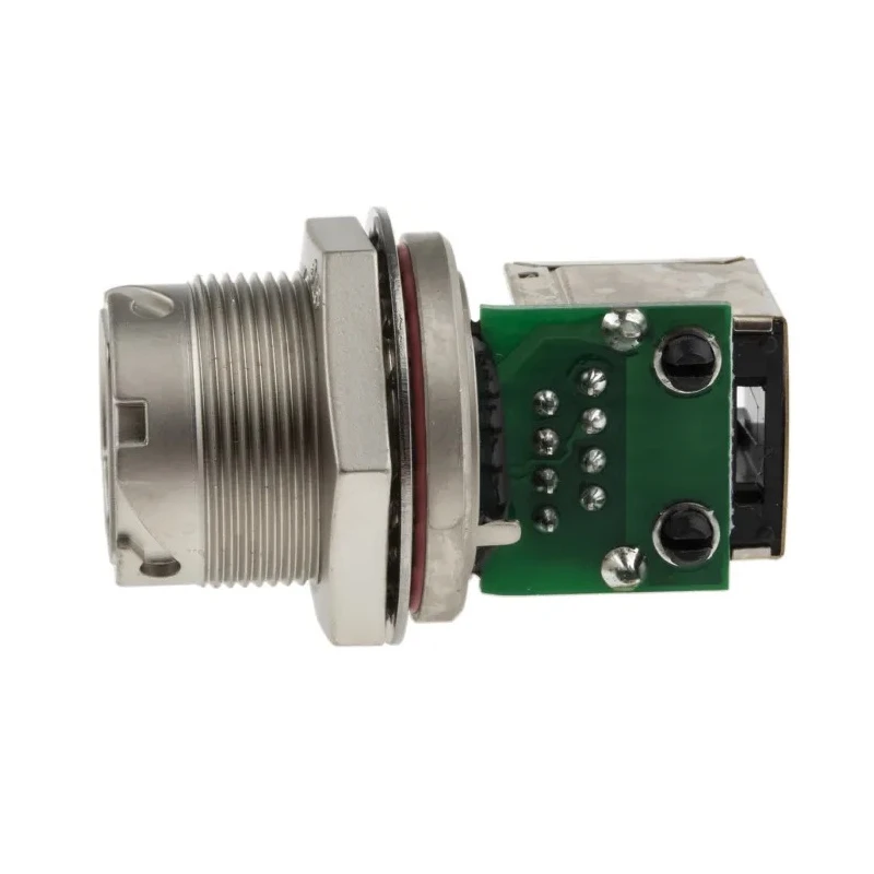 RS PRO RJ45 Connector Female Panel Mount Cat5e Shielded Straight 1 Port RJ45