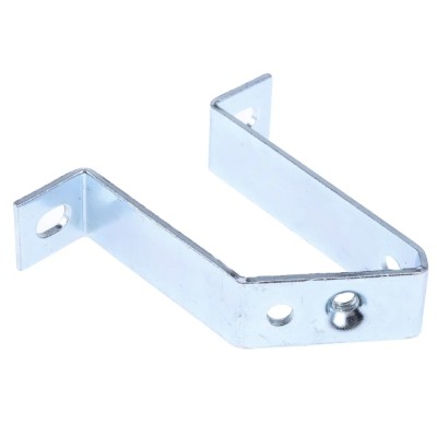 RS PRO Angled Mounting Bracket for Top Hat DIN Rail Zinc Coated Steel Grey 467-387