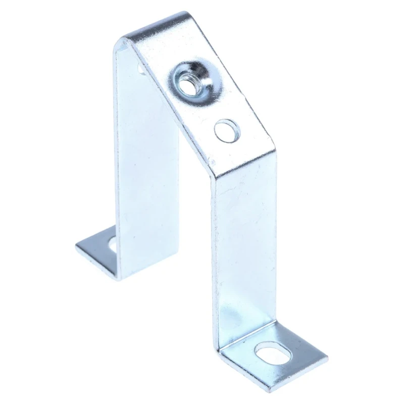 RS PRO Angled Mounting Bracket for Top Hat DIN Rail Zinc Coated Steel Grey 467-387