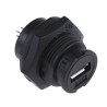 RS PRO USB Connector Panel Mount Micro USB Type AB Female Straight Orientation IP67 1 Port 111-6751