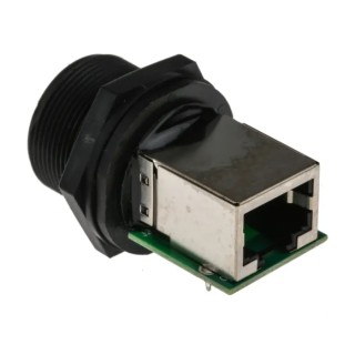 RS PRO 2 Port Female Shielded Ethernet Coupler, IP67 Waterproof, Panel Mount Socket | EnvMart RJ45