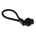 RS PRO USB Cable Male Micro USB Type B to Male USB B USB 2.0 Black 200 mm 111-6750