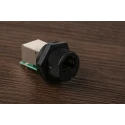 RS PRO 2 Port Female Shielded Ethernet Coupler, IP67 Waterproof, Panel Mount Socket | EnvMart RJ45