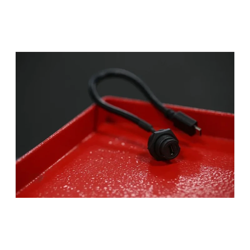 RS PRO USB Cable Male Micro USB Type B to Male USB B USB 2.0 Black 200 mm 111-6750