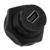 RS PRO Straight Panel Female 1 Port Mini USB Type B IP67 USB Connector 111-6757