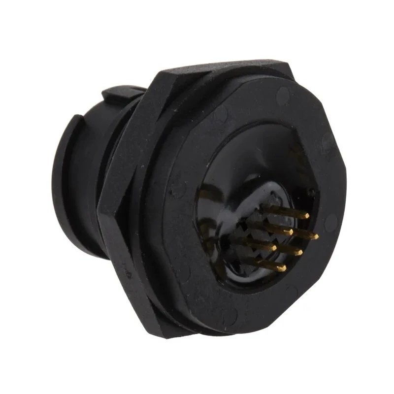 RS PRO Straight Panel Female 1 Port Mini USB Type B IP67 USB Connector 111-6757