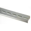 RS PRO Steel Perforated Slotted DIN Rail 1 m x 32 mm x 15 mm 467-393