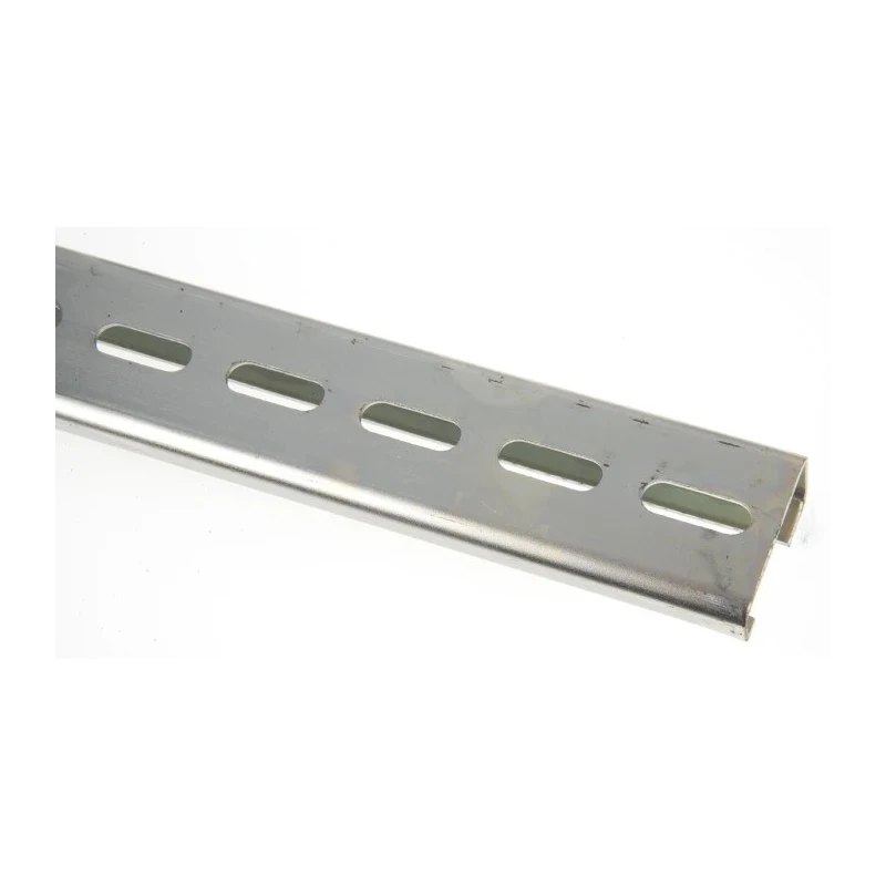 RS PRO Steel Perforated Slotted DIN Rail 1 m x 32 mm x 15 mm 467-393
