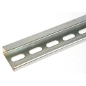 RS PRO Steel Perforated Slotted DIN Rail 1 m x 32 mm x 15 mm 467-393