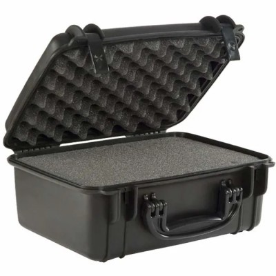 Serpac Plastic Waterproof Watertight Transit Case 378 mm x 308 mm x 175 mm SE520F,BK