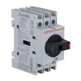 Lovato Electric 3-Pole Panel Isolator Switch IP65, 16A, 7.5 kW 